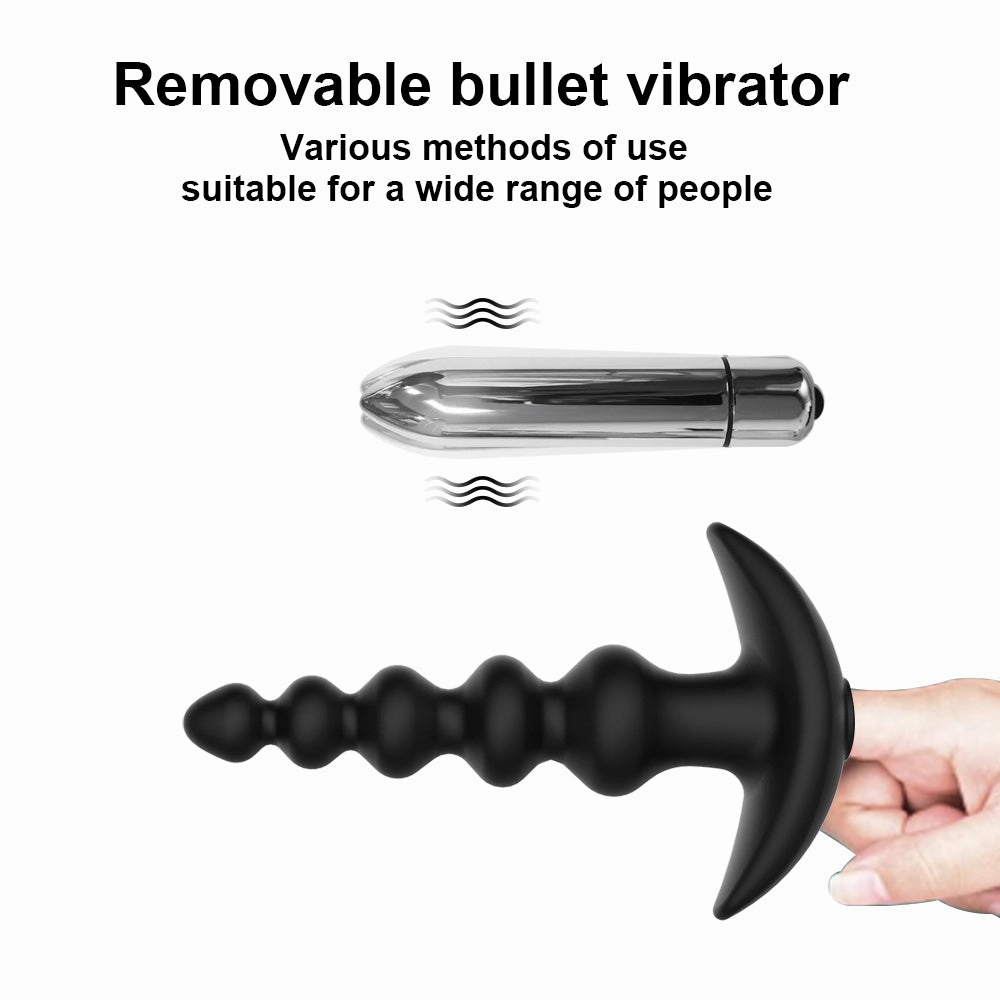 10 Modes Vibrating Anal Beads Butt Plug Anal Plug Prostate Massager Bullet Vibartor Sex Toys for Adults Men Women Gay