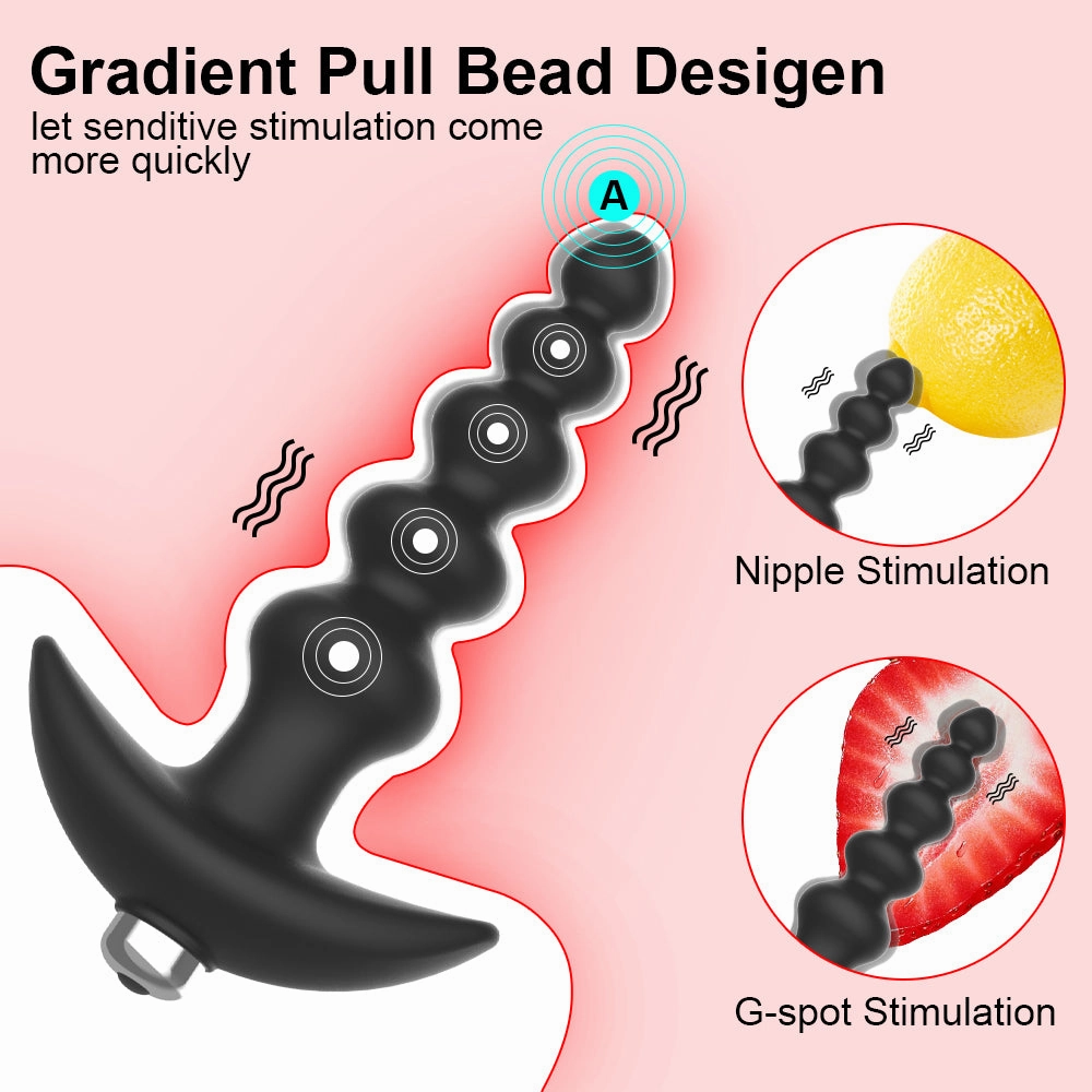 10 Modes Vibrating Anal Beads Butt Plug Anal Plug Prostate Massager Bullet Vibartor Sex Toys for Adults Men Women Gay
