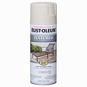 12 OZ Stops Rust Textured Spray Paint - White