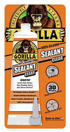 2.8 OZ Silicone Sealant - CLEAR