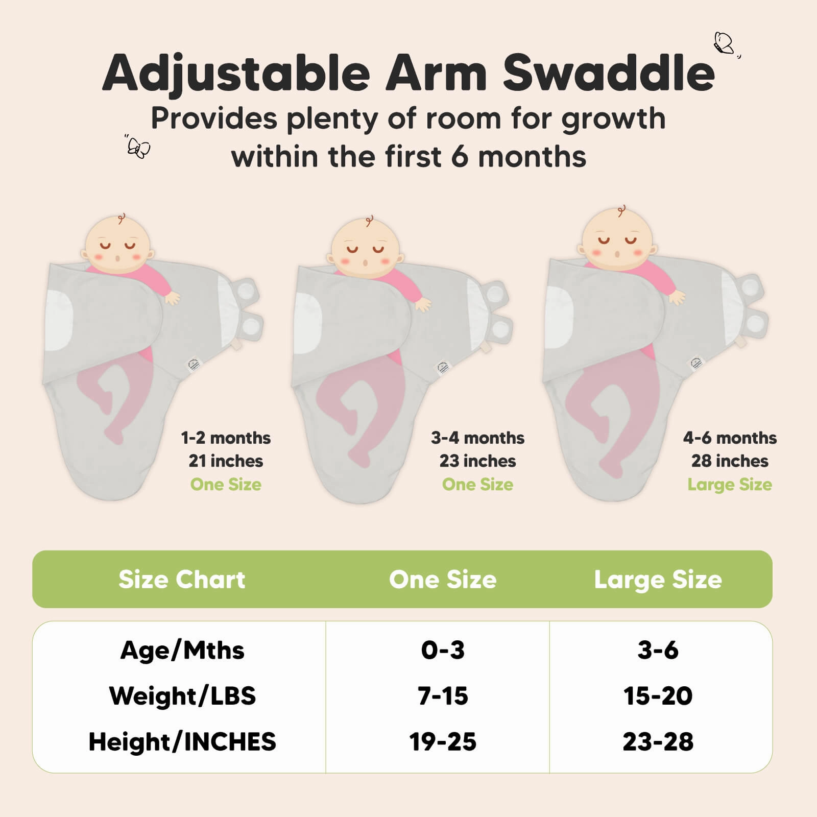 3-Pack Soothe Swaddle Wraps (The Wild 2)