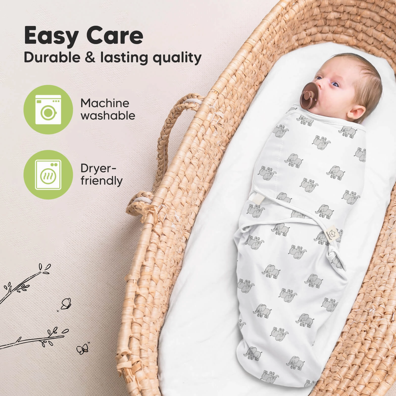 3-Pack Soothe Swaddle Wraps (The Wild 2)