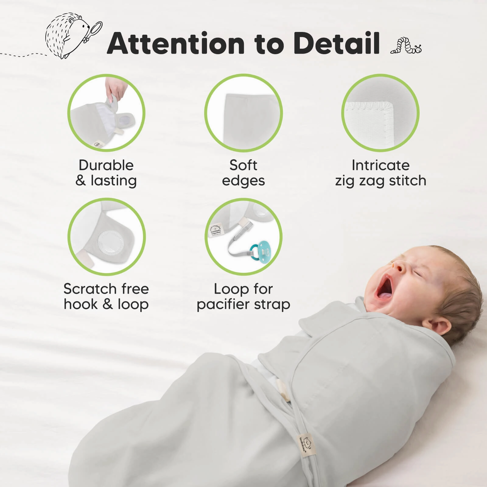 3-Pack Soothe Swaddle Wraps (The Wild 2)