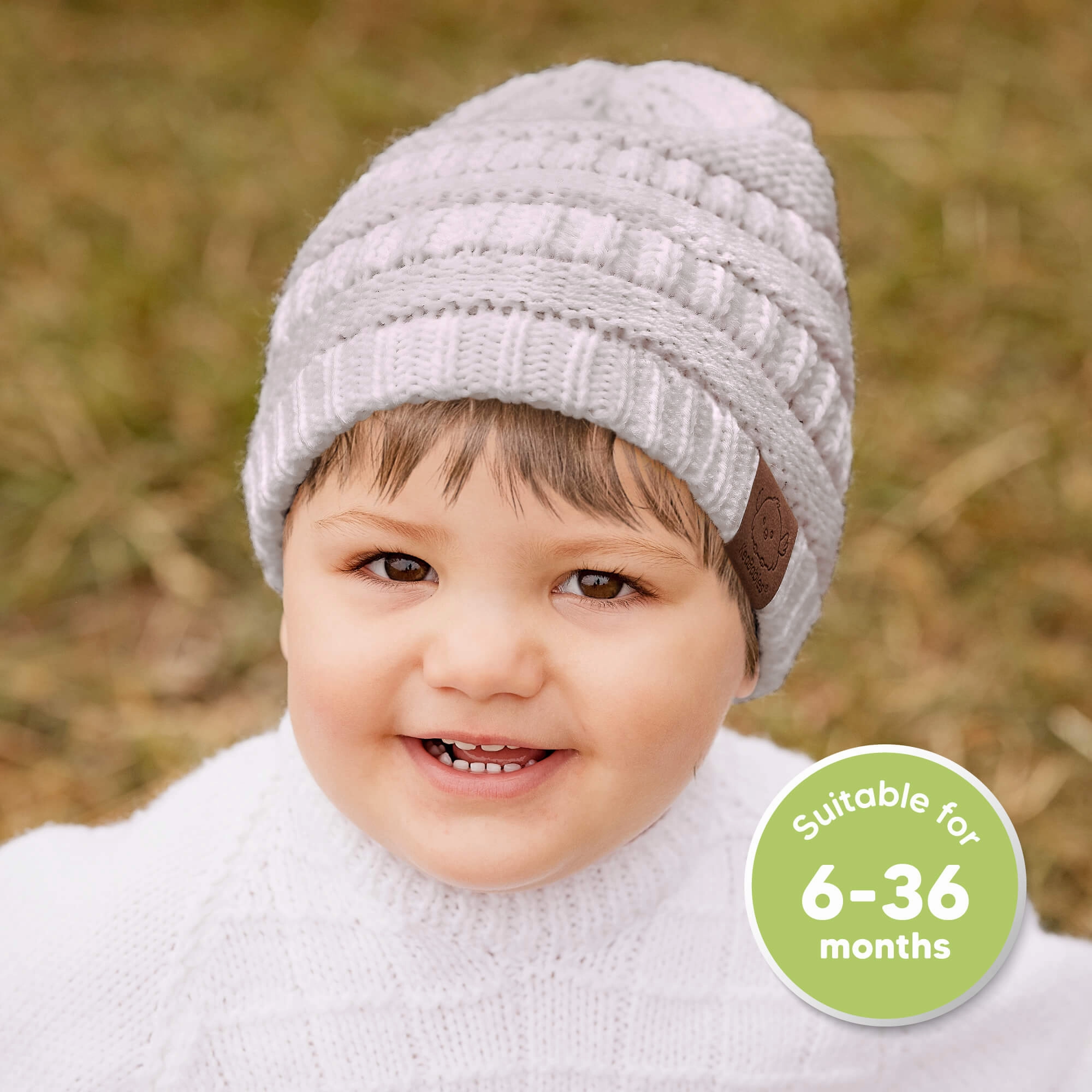 3-Pack Warmzy Baby Beanies (Mauve, M)