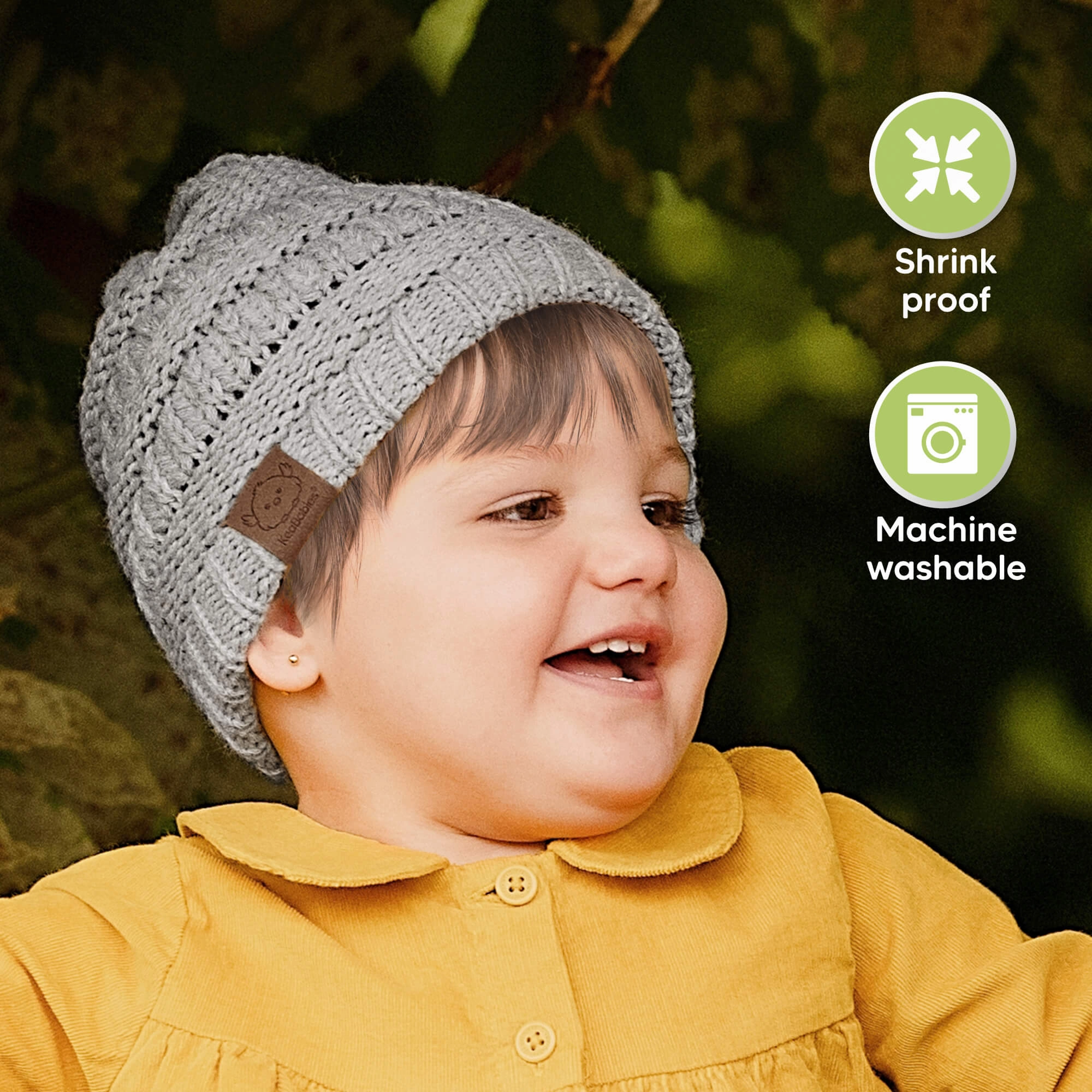 3-Pack Warmzy Baby Beanies (Sweet Pea)