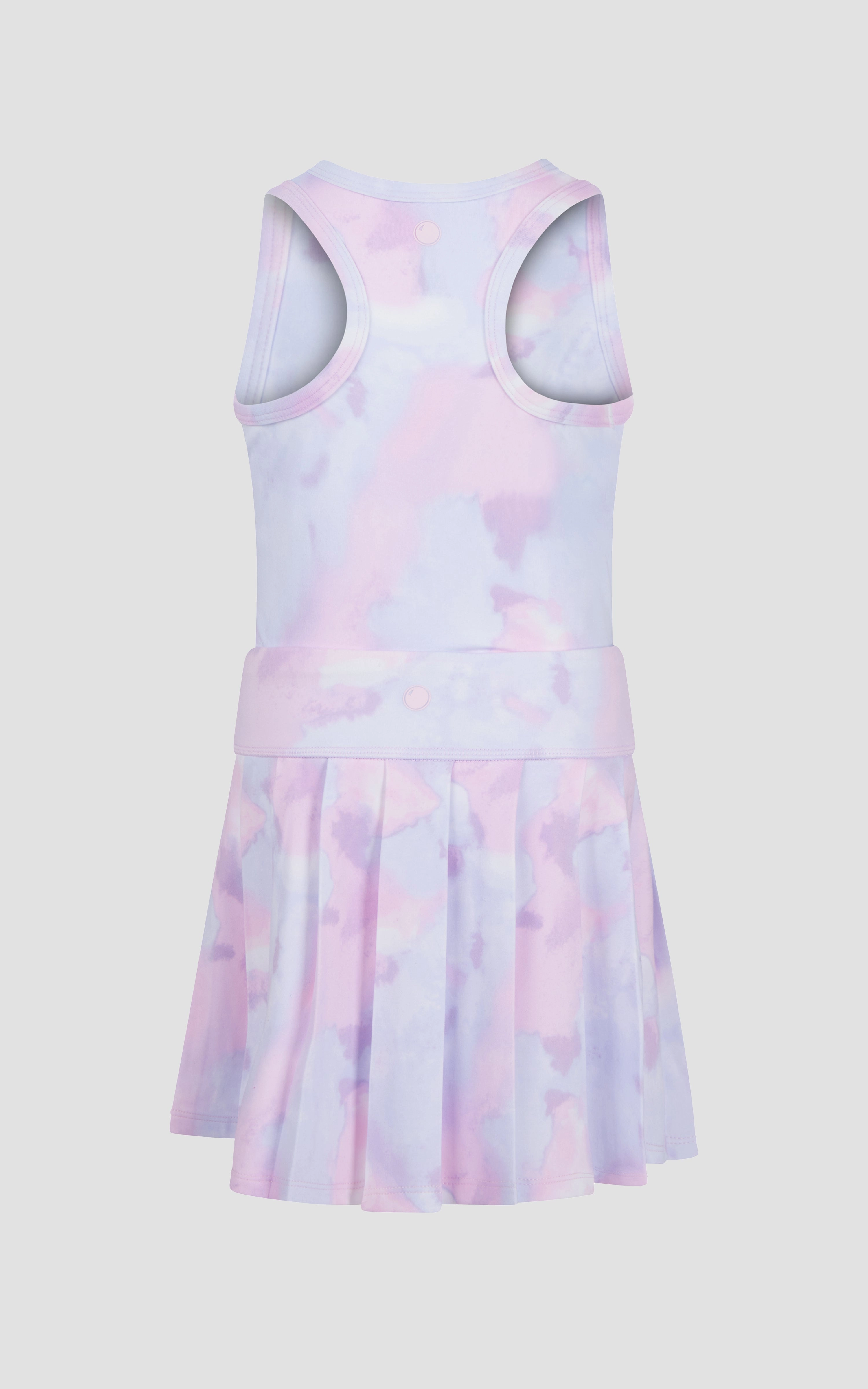 4-6X 3PC Lux Tank   Pleated Skort   Scrunchie Set