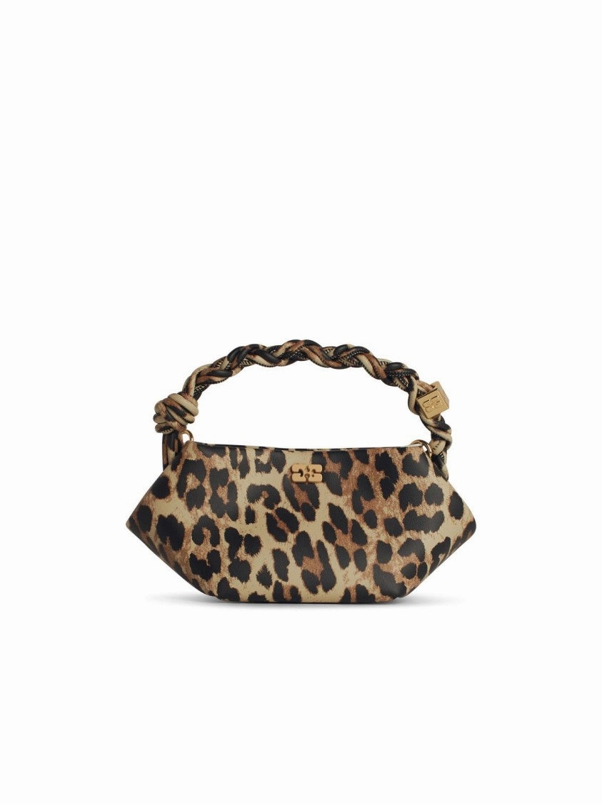 'Bou' Mini Bag In Brown Recycled Leather Blend
