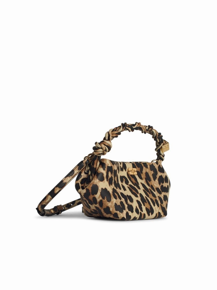'Bou' Mini Bag In Brown Recycled Leather Blend