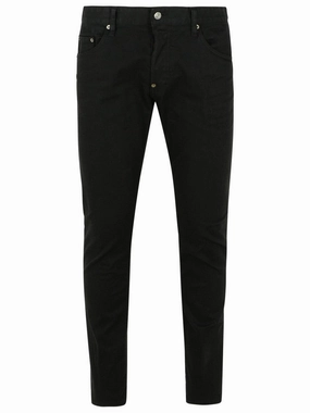 'Skater' Black Cotton Jeans