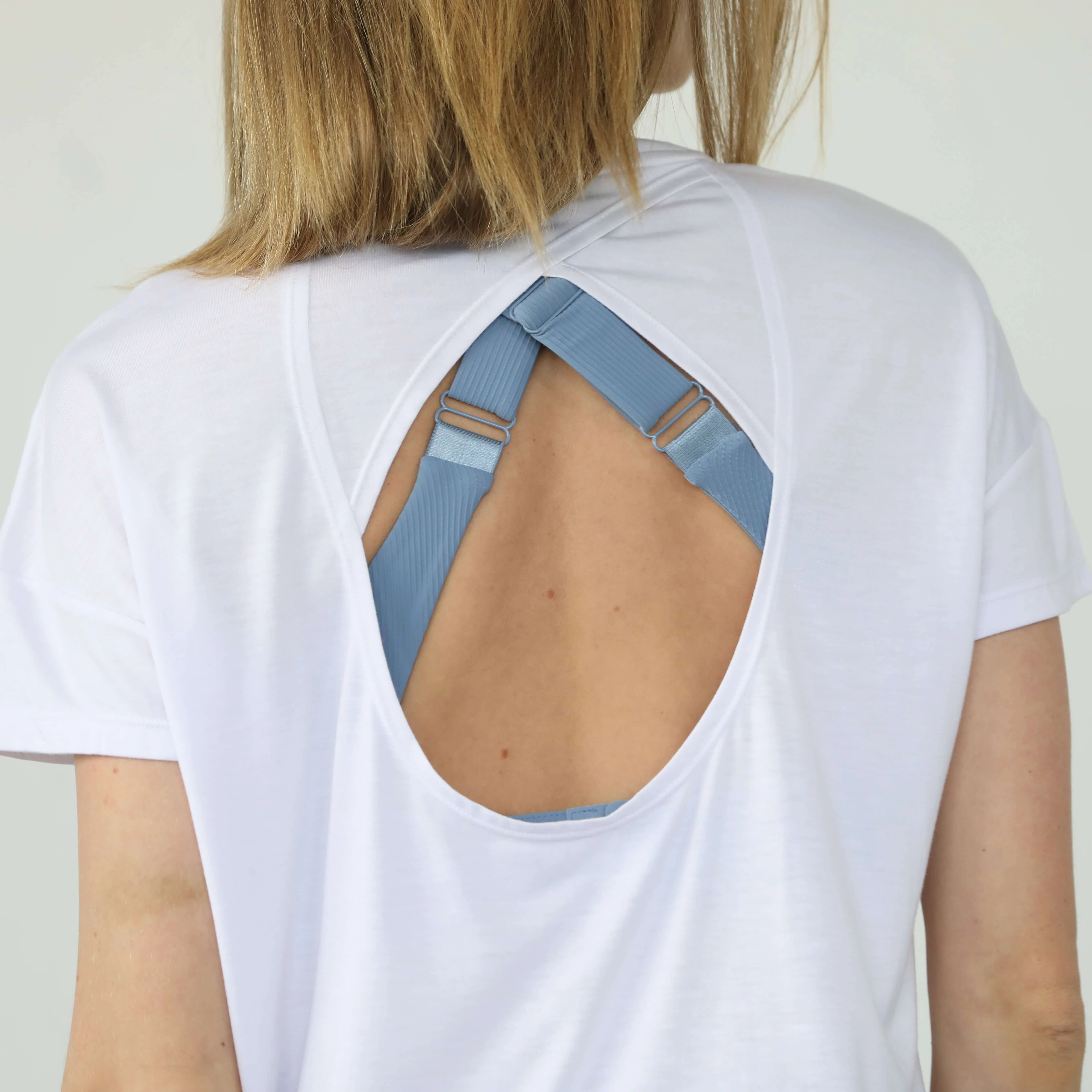 Abigail Short Sleeve Nursing T-Shirt  | Blanc