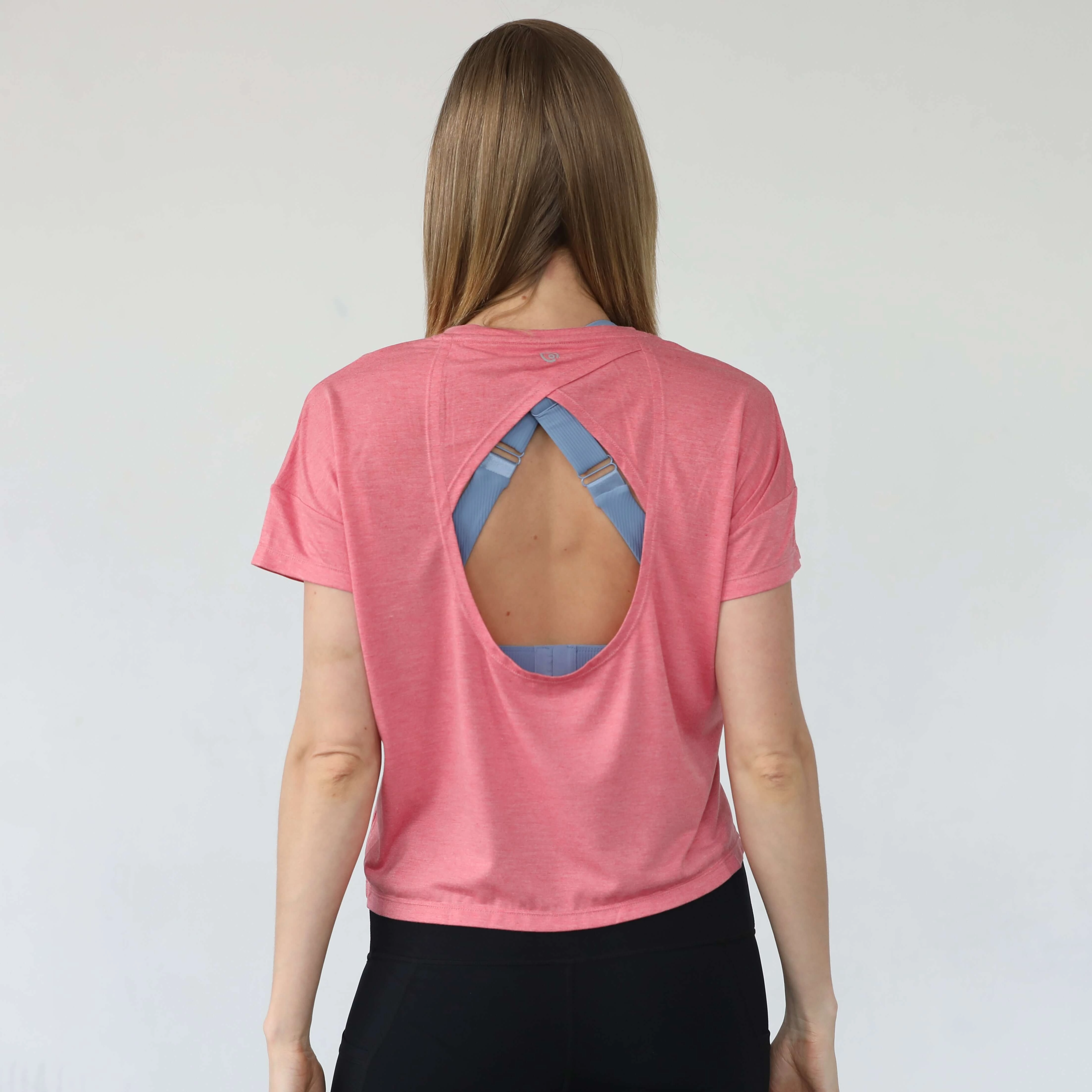 Abigail Short Sleeve Nursing T-Shirt  | Sugar Coral