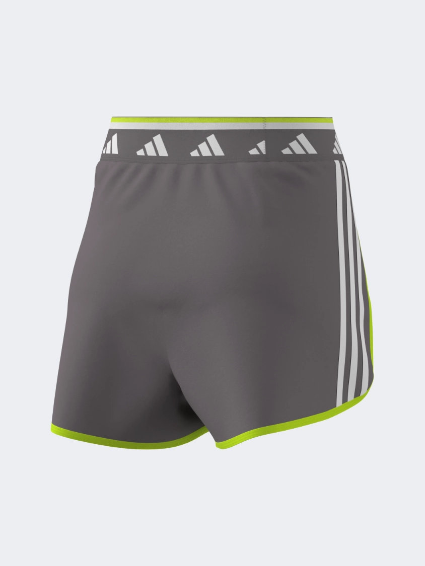 Adidas Hyperglam Woven Color Pop Women Training Short Taupe Oxide/White