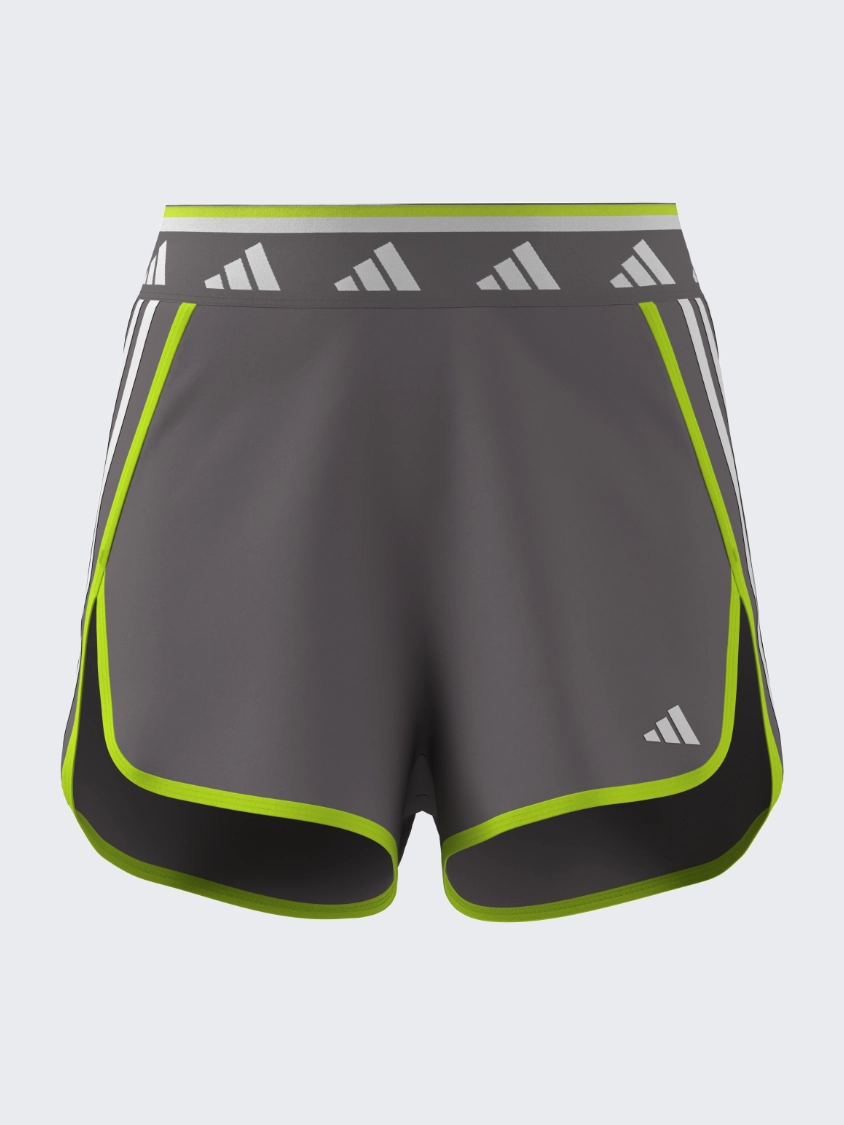 Adidas Hyperglam Woven Color Pop Women Training Short Taupe Oxide/White