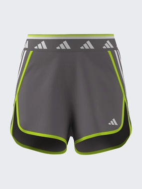 Adidas Hyperglam Woven Color Pop Women Training Short Taupe Oxide/White