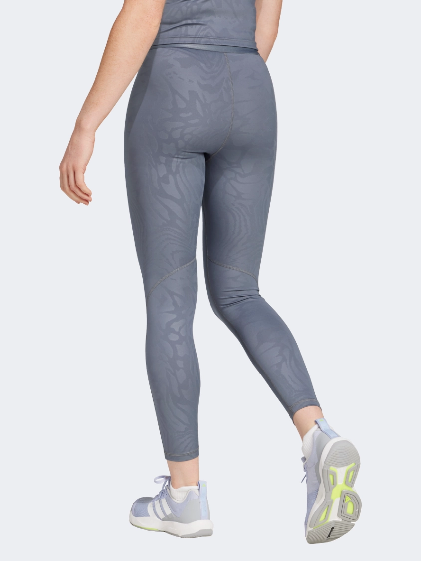 Adidas Techfit Printed Women Training 7/8 Tight Onix