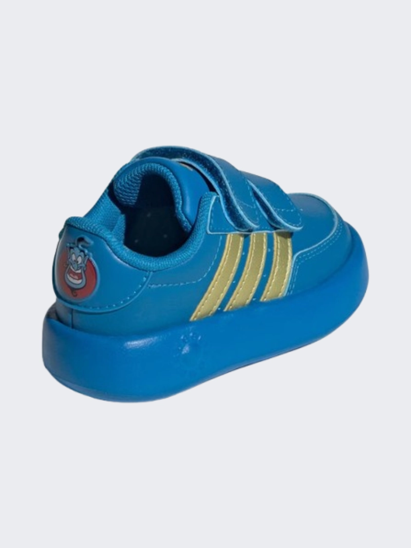 Adidas X Disney Breaknet Aladin 2 Infant Boys Sportswear Shoes Blue/Gold Metallic