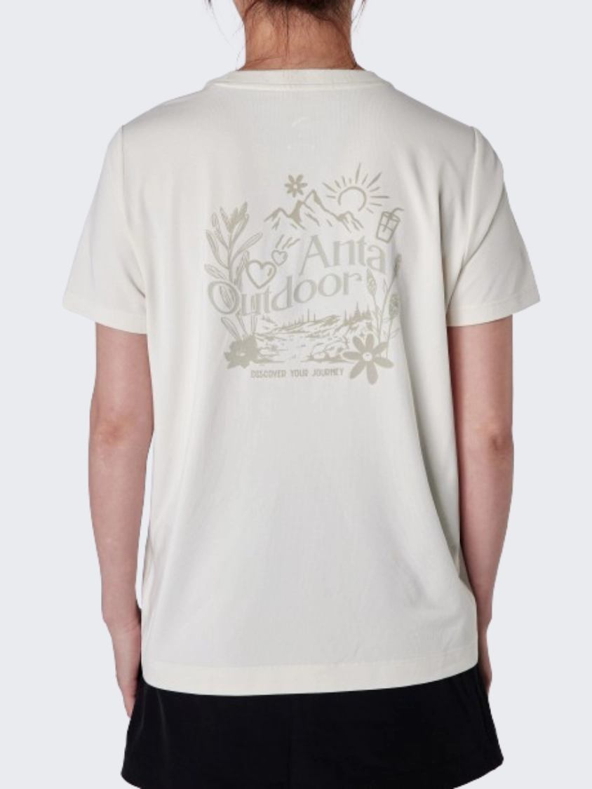 Anta Camping Women Outdoor T-Shirt White