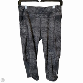 Athletic Capris By Athleta In Black & Grey. Size: S