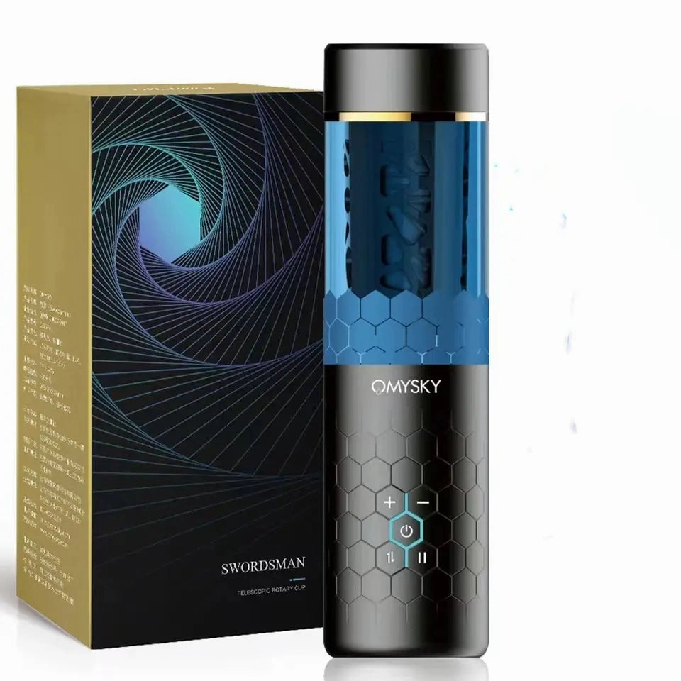 Automatic Rotating Male Masturbator Cup - Quusvik Telescopic Toy for Men