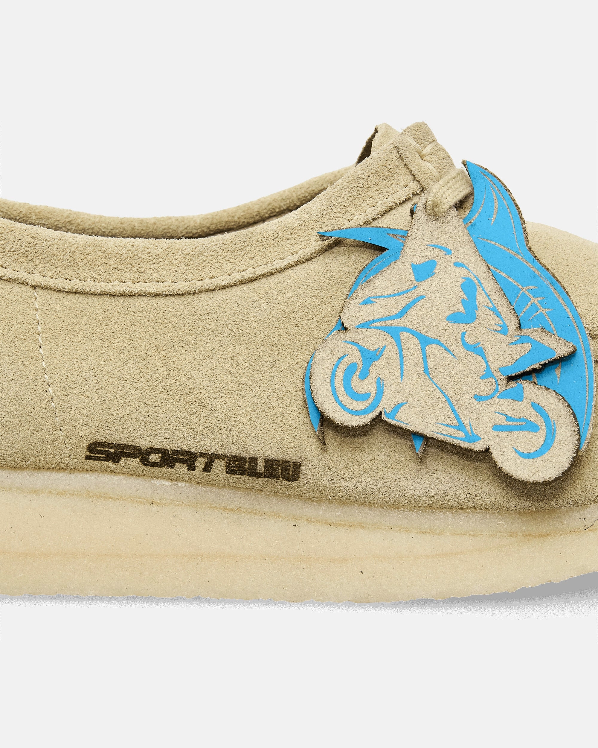Bleu Mode Wallabee Shoes Beige
