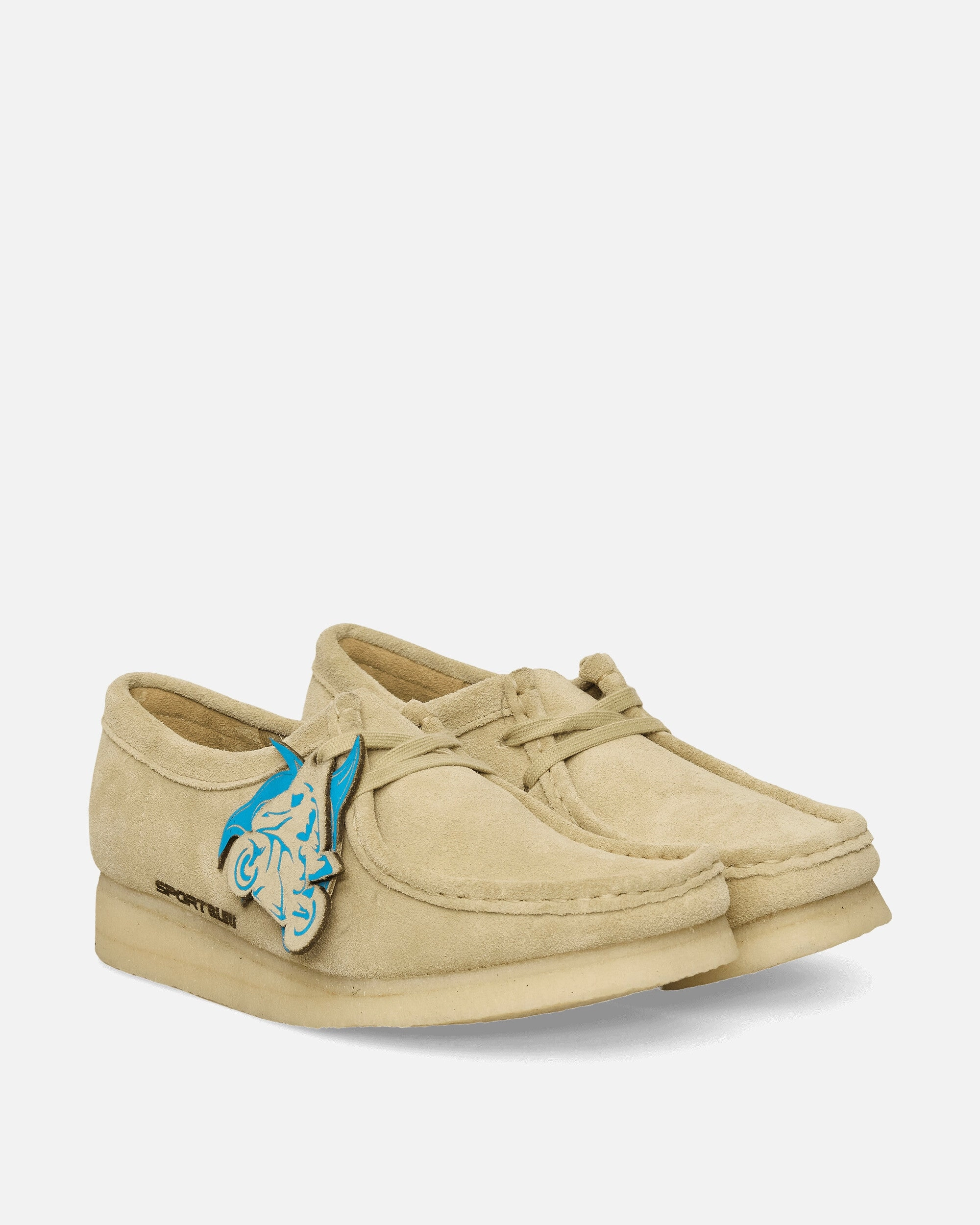 Bleu Mode Wallabee Shoes Beige