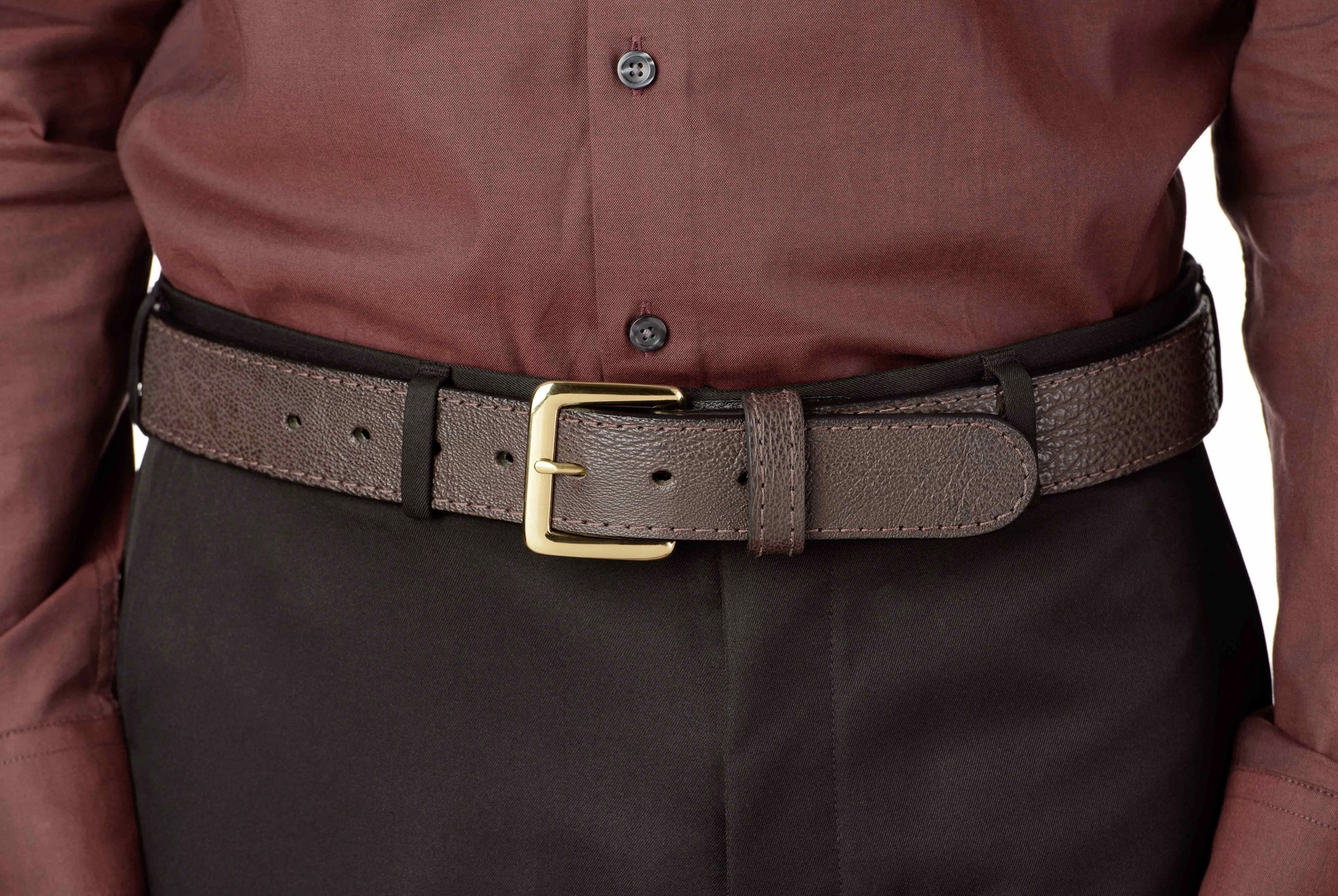 Brown Shark Money Belt With 25" Zipper 1.50" Wide