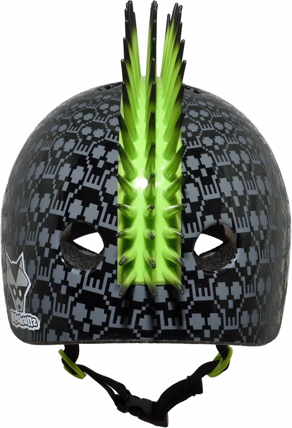 C.Preme Raskullz Bone Block Mohawk Child Helmet - Black-Green