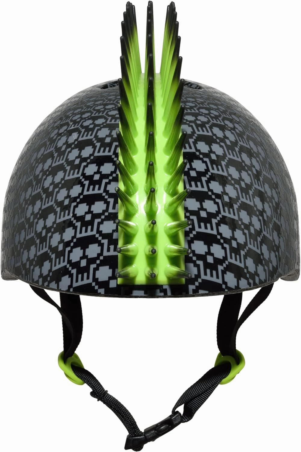C.Preme Raskullz Bone Block Mohawk Child Helmet - Black-Green