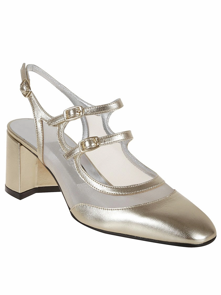 Calf Leather Slingback Shoes