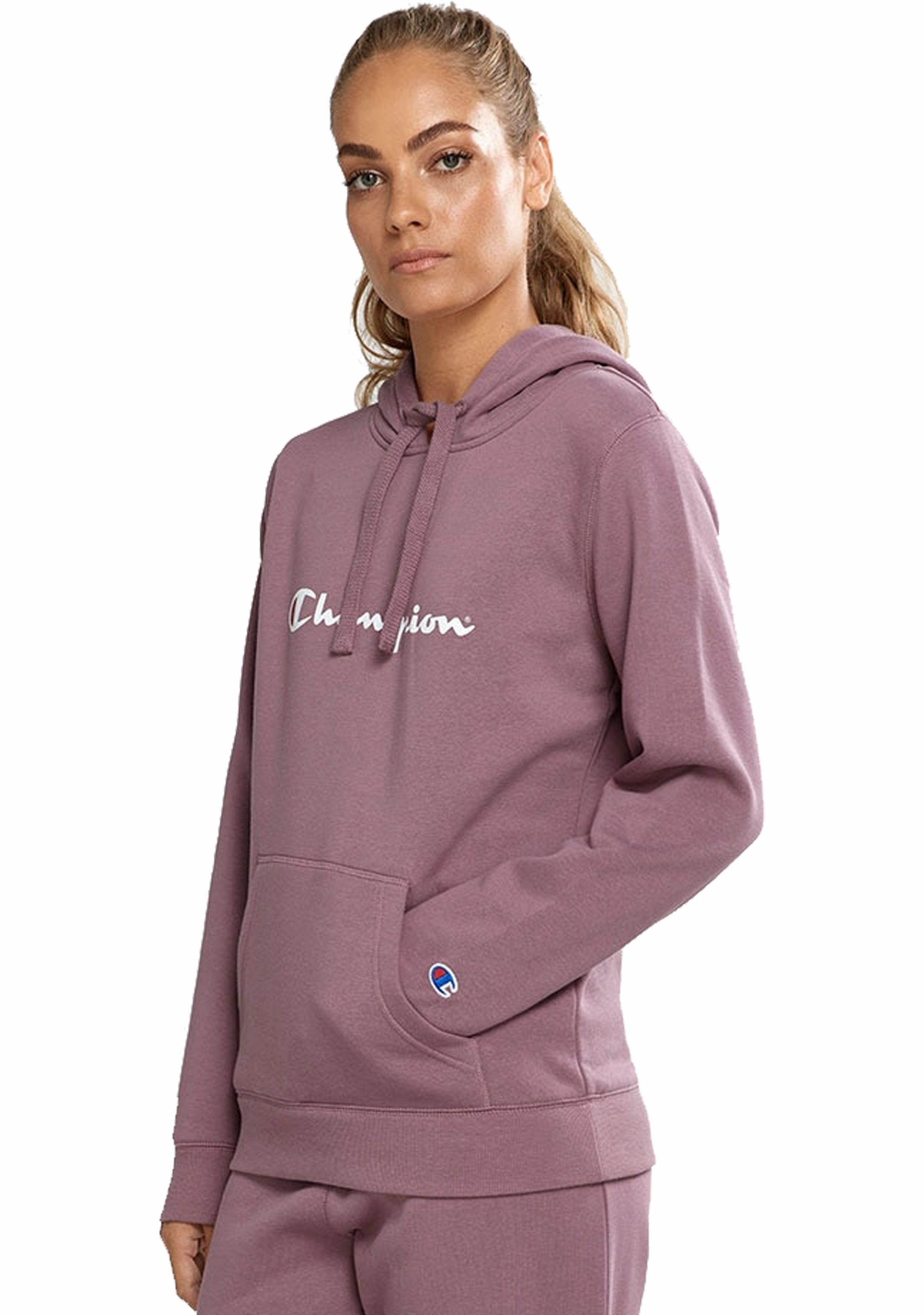 Champion Women’s Script Hoodie Lilac