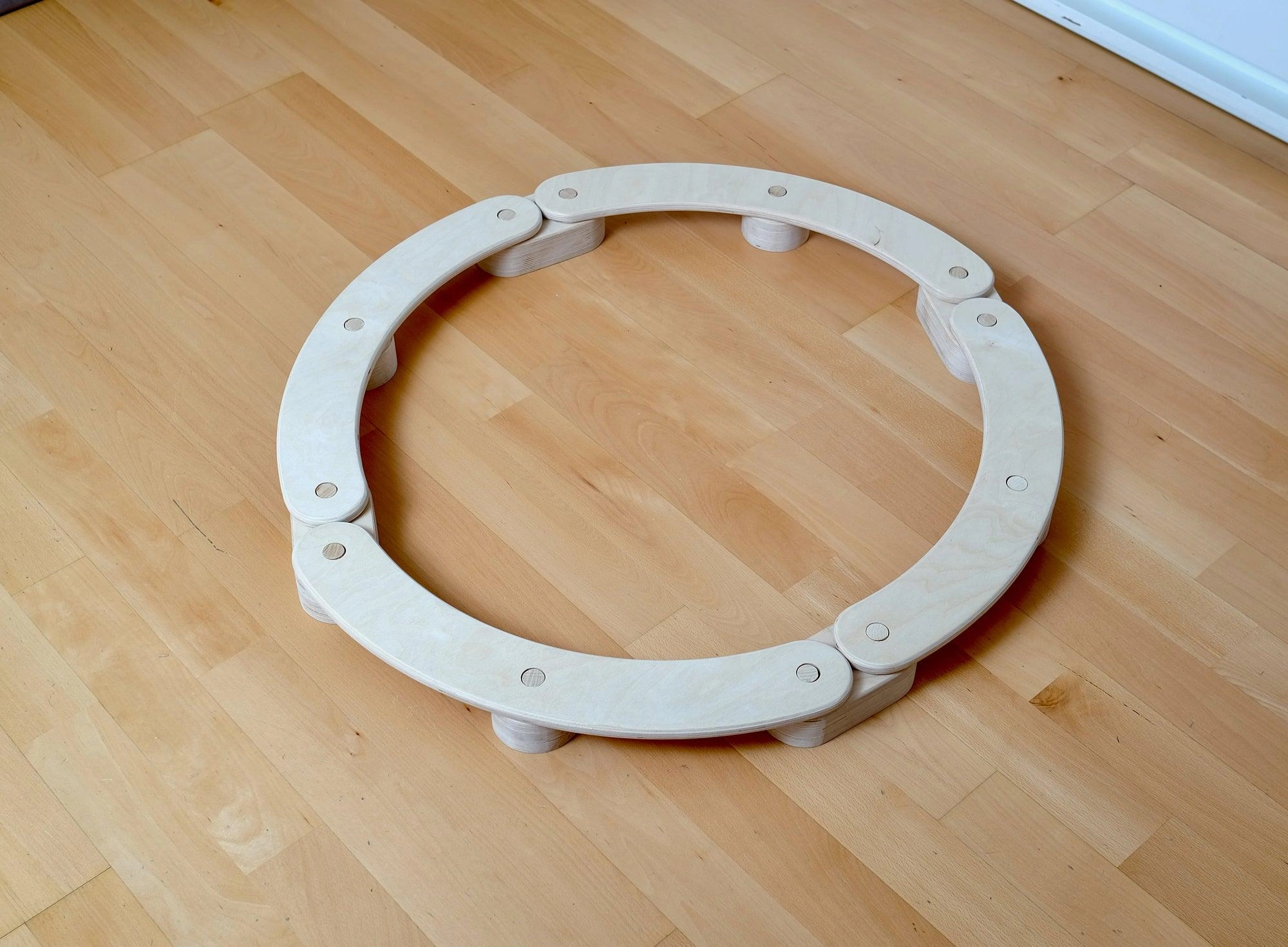 Circular Wooden Balance Beam Set | Montessori