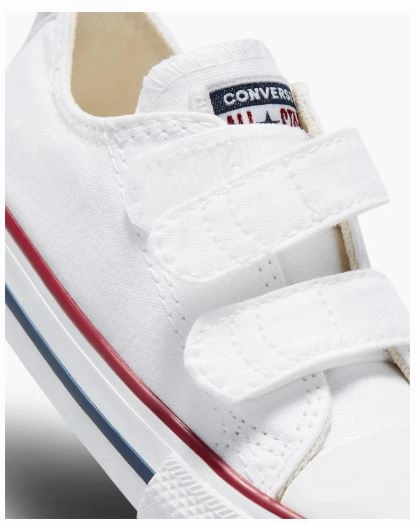 CONVERSE KIDS CHUCK TAYLOR ALL-STAR 2V WHITE SNEAKER SHOE