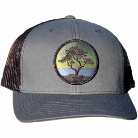 Curved Brim Trucker w/ Blackout Cypress