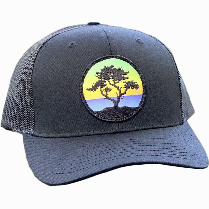 Curved Brim Trucker with Cypress Patch