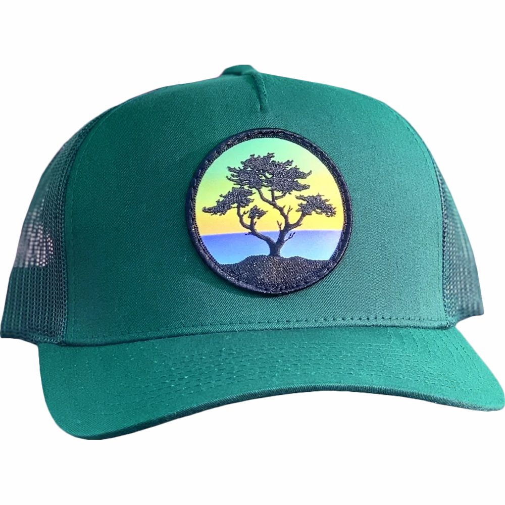 Curved Brim Trucker with Cypress Patch