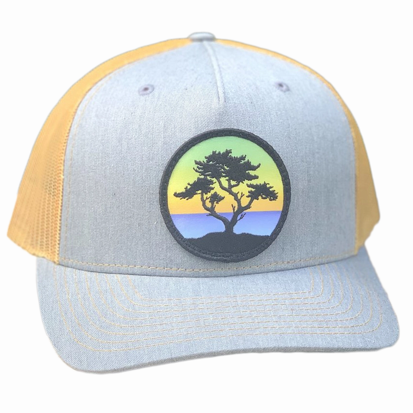 Curved Brim Trucker with Cypress Patch
