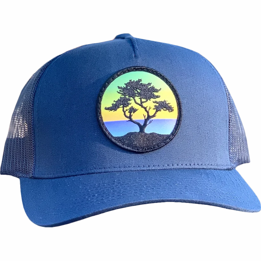 Curved Brim Trucker with Cypress Patch