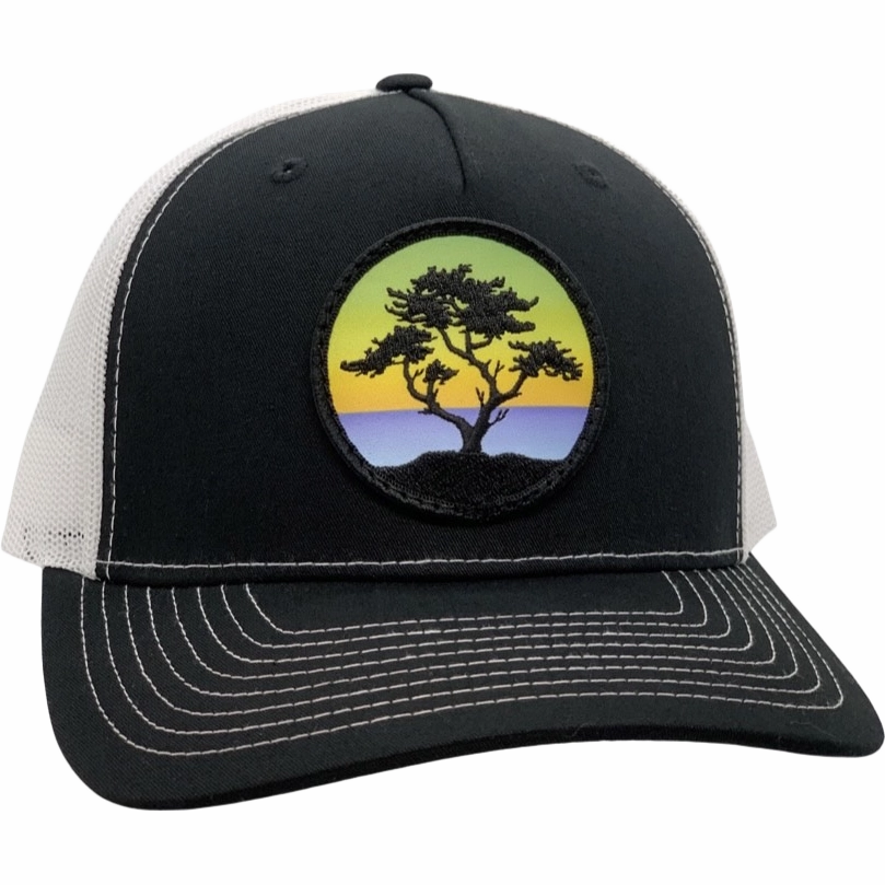 Curved Brim Trucker with Cypress Patch