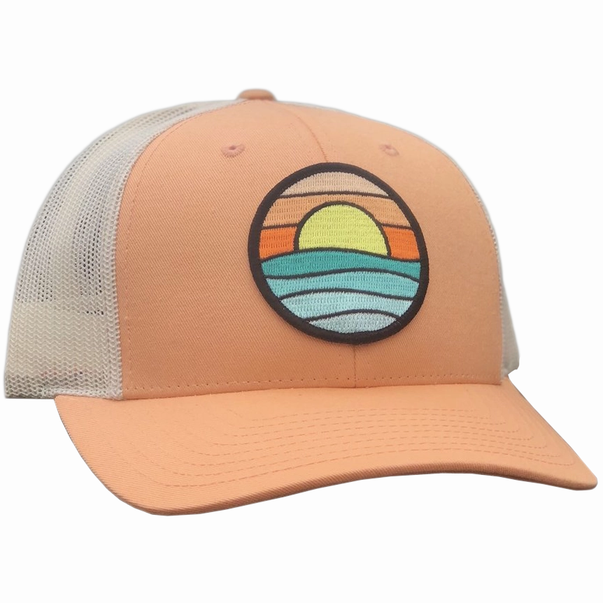 Curved Brim Trucker with Serenity Patch