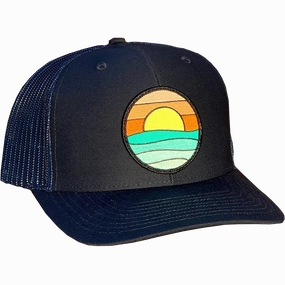 Curved Brim Trucker with Serenity Patch