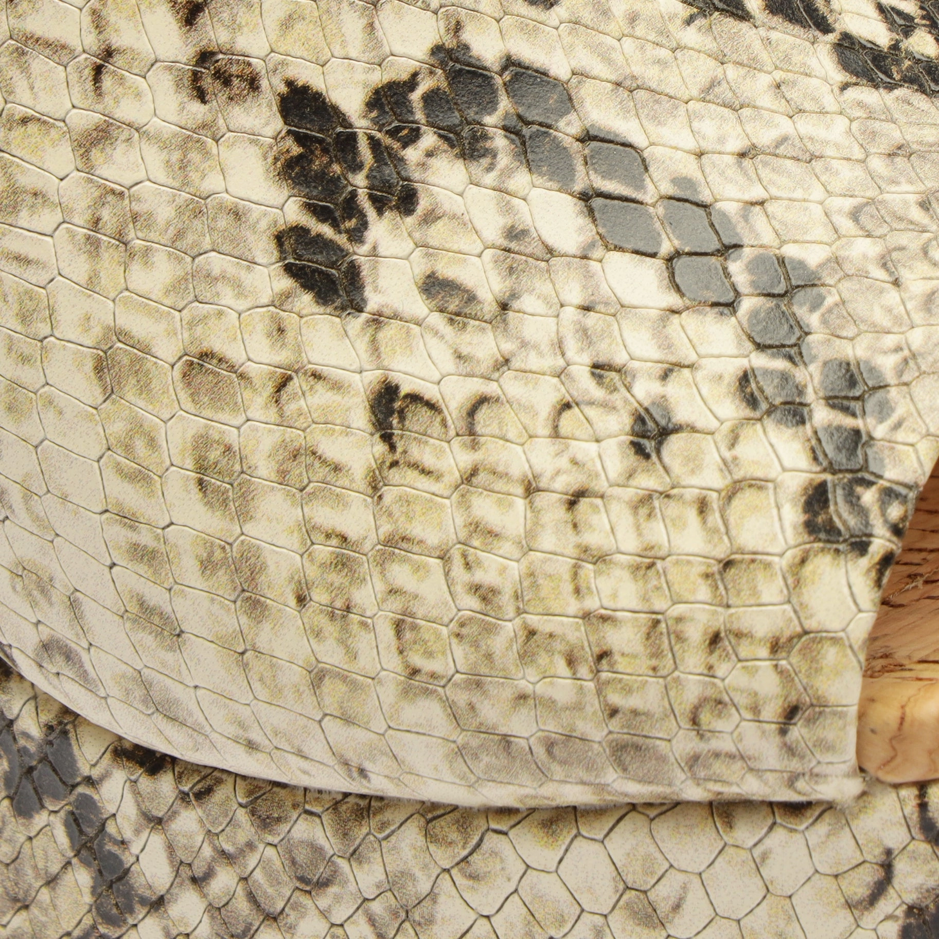 Dalle Snake-Embossed Leather Sandal