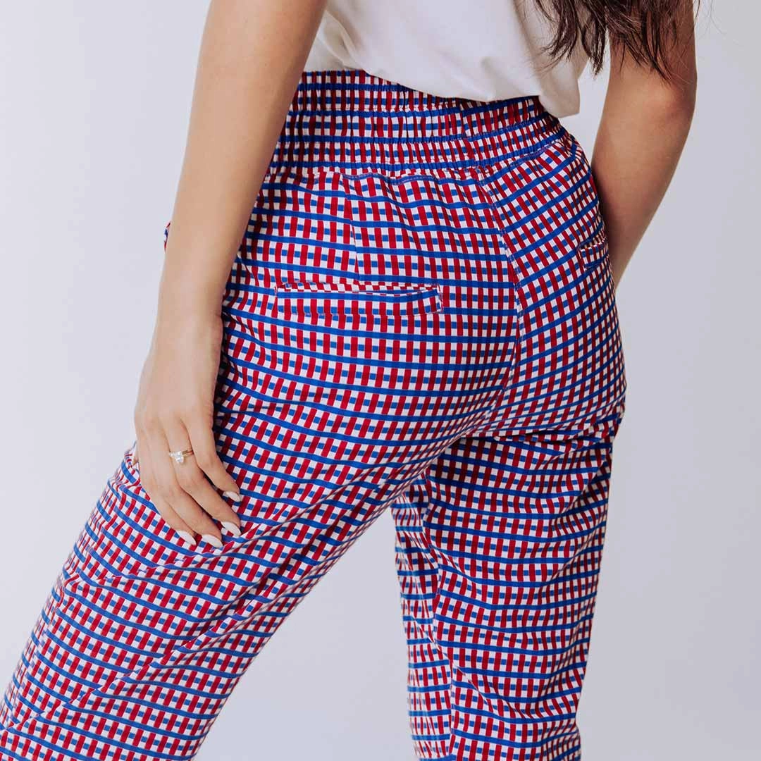 Destination Joggers, Red White and Blue