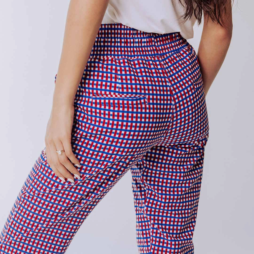 Destination Joggers, Red White and Blue