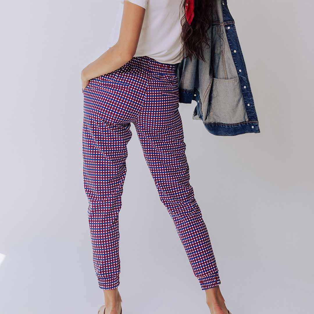 Destination Joggers, Red White and Blue