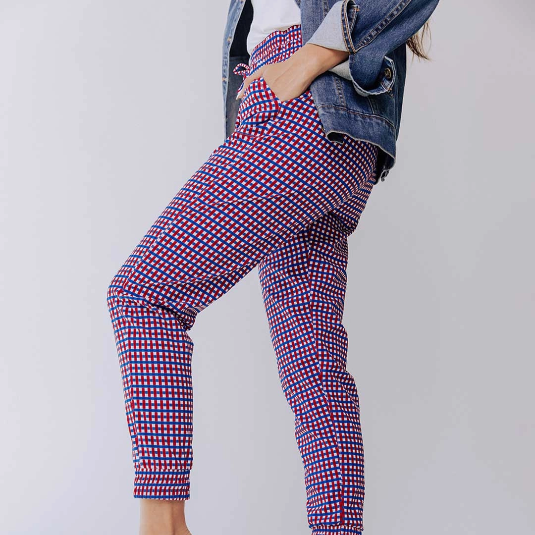 Destination Joggers, Red White and Blue