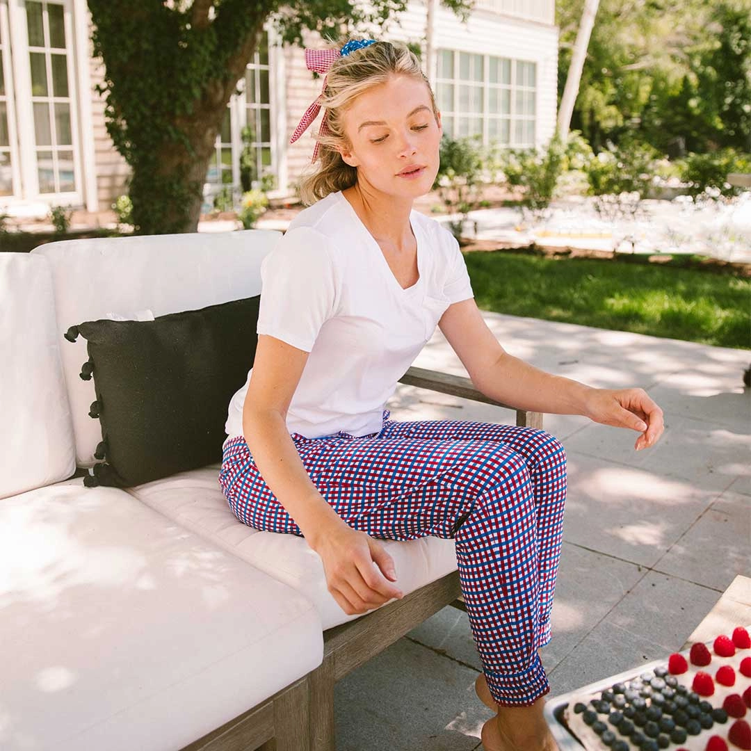 Destination Joggers, Red White and Blue