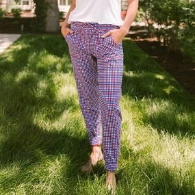 Destination Joggers, Red White and Blue