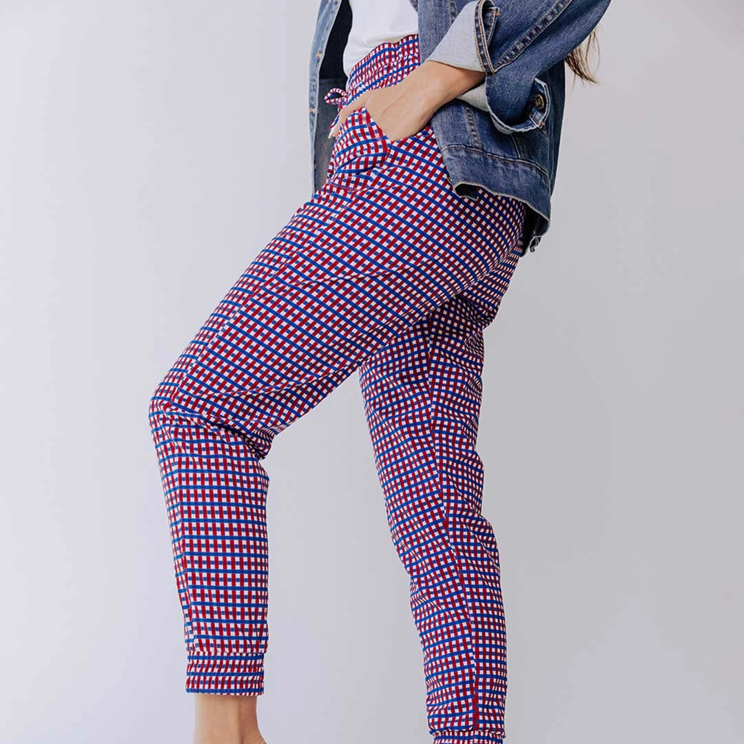 Destination Joggers, Red White and Blue