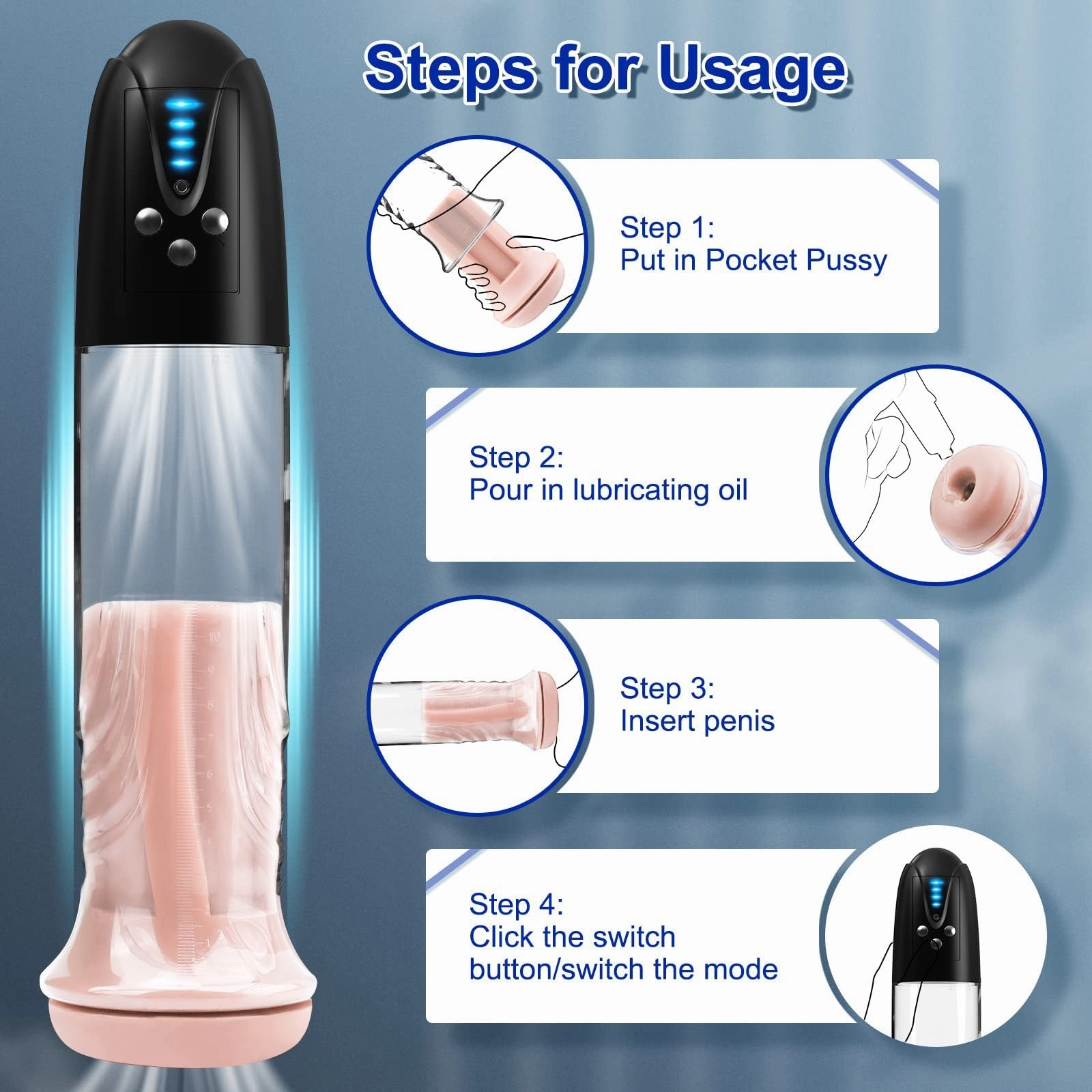 Eldon - Automatic Sucking Penis Pump