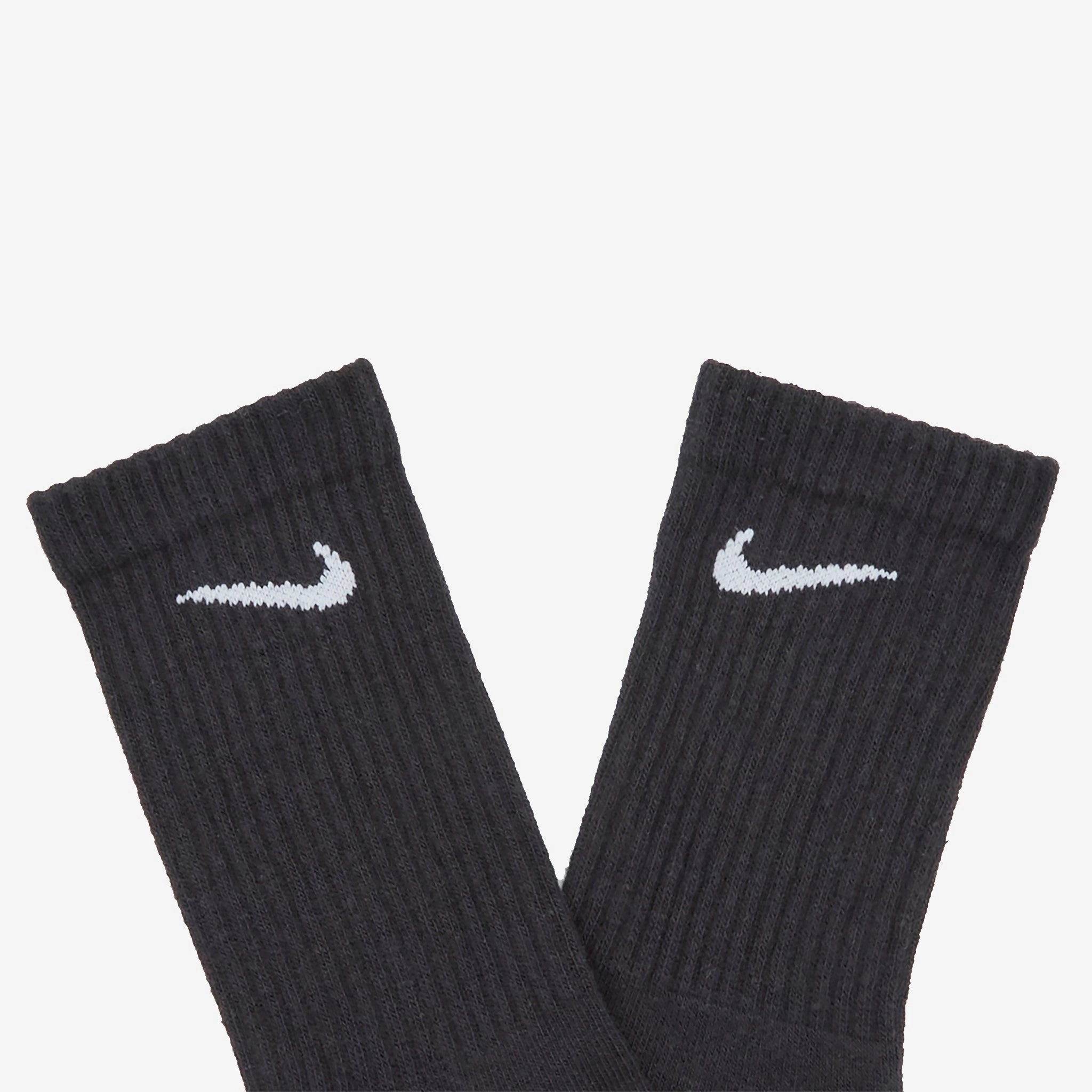 Everyday Plus Cushioned Training Crew Socks Black | White